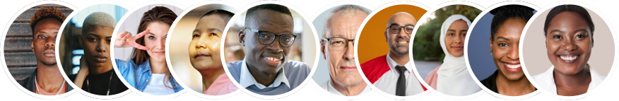 Collage of AWASUM Institute team members and partners